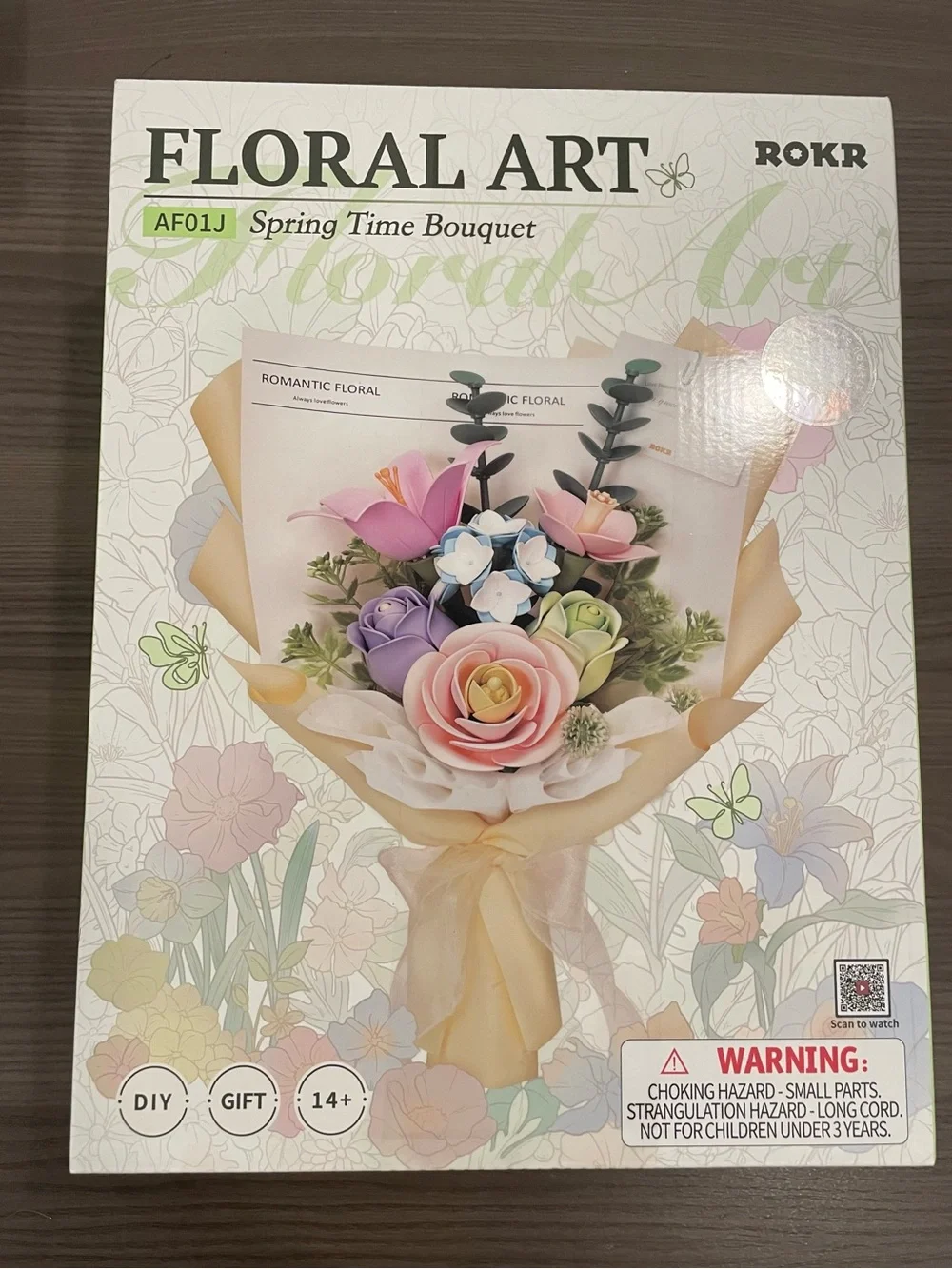 NIB 3D DIY Floral Spring Time Bouquet 3d puzzle new!